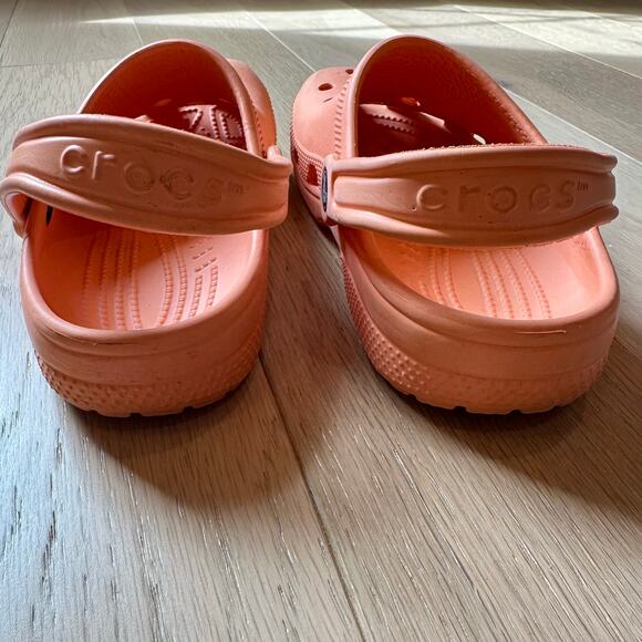 Crocs Orange Kids Slip on Clogs Girls Sz J3 - Picture 6 of 6